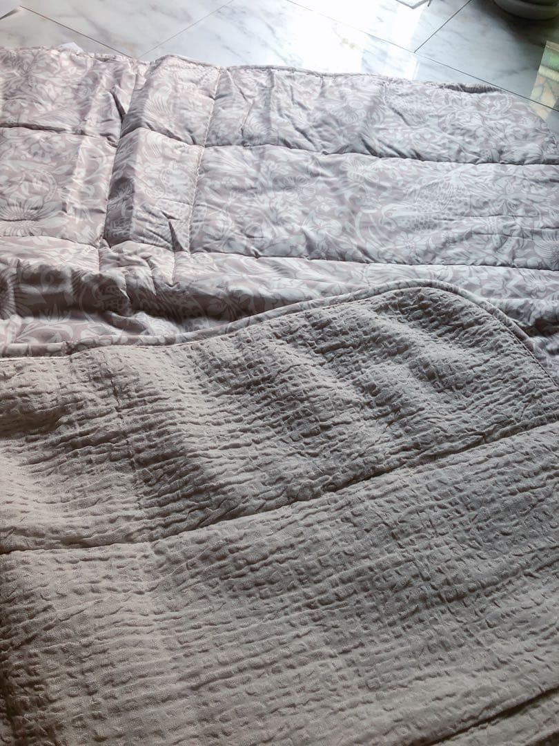 (新品未使用) 東京西川　モリスギャラリー　ピュアモリス　肌掛けふとん