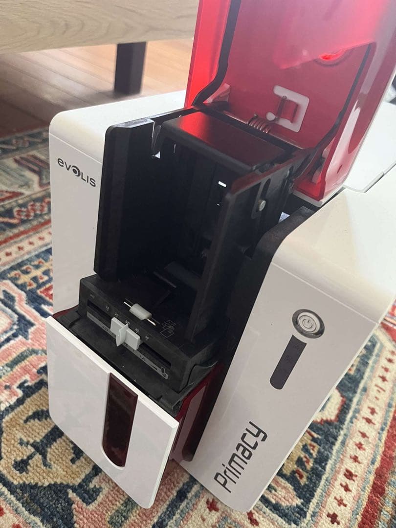 Evolis Primacy IDカードプリンター + 電源ケーブル付き+インク