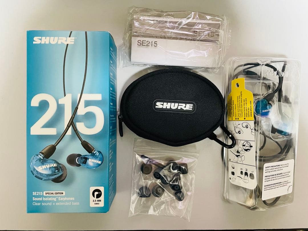 【美品】SHURE SE215 SpecialEdition、付属品完備