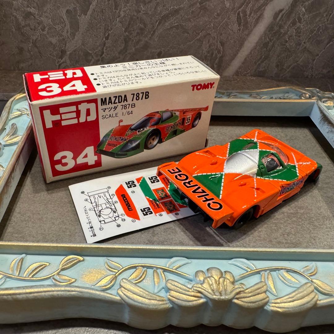 激レア トミカ マツダ787B No.34 赤箱 1/64 未使用美品 箱付