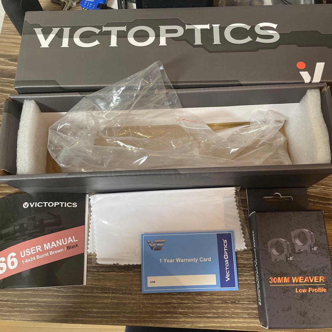VictOptics ベクターオプティクス スコープ S6ブラック 1-6x24