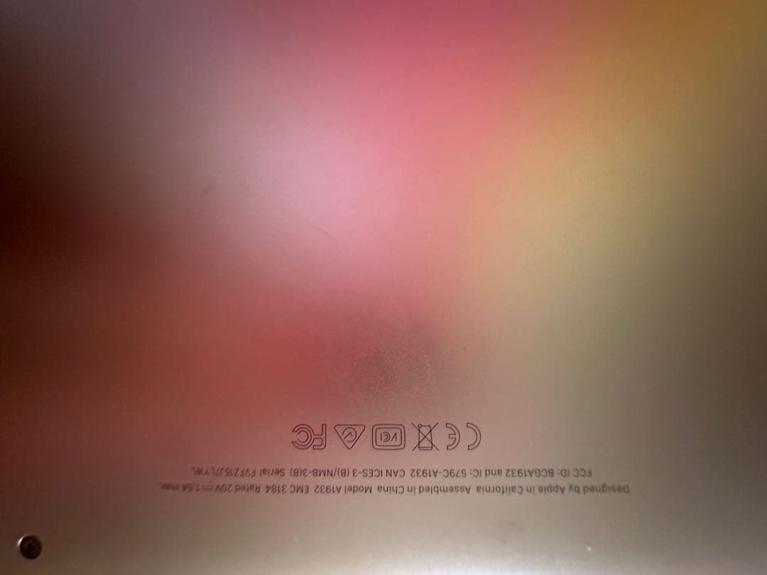 MacBook Air 13インチ ローズゴールド (ジャンク) OS なし