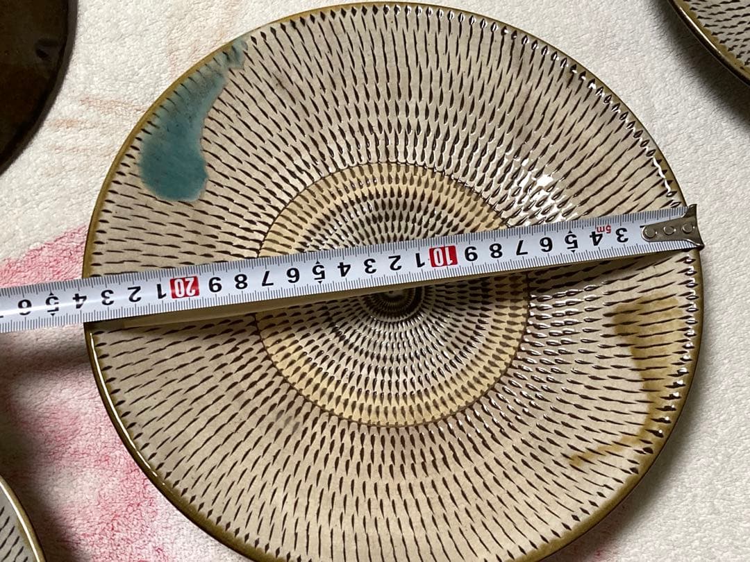 小石原焼　5枚　24cm 皿　焼き物