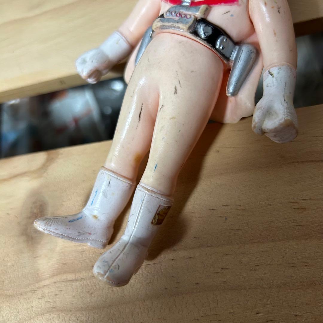 秘密戦隊ゴレンジャー　ソフビ　ポピー　5体セット　当時物　年代物