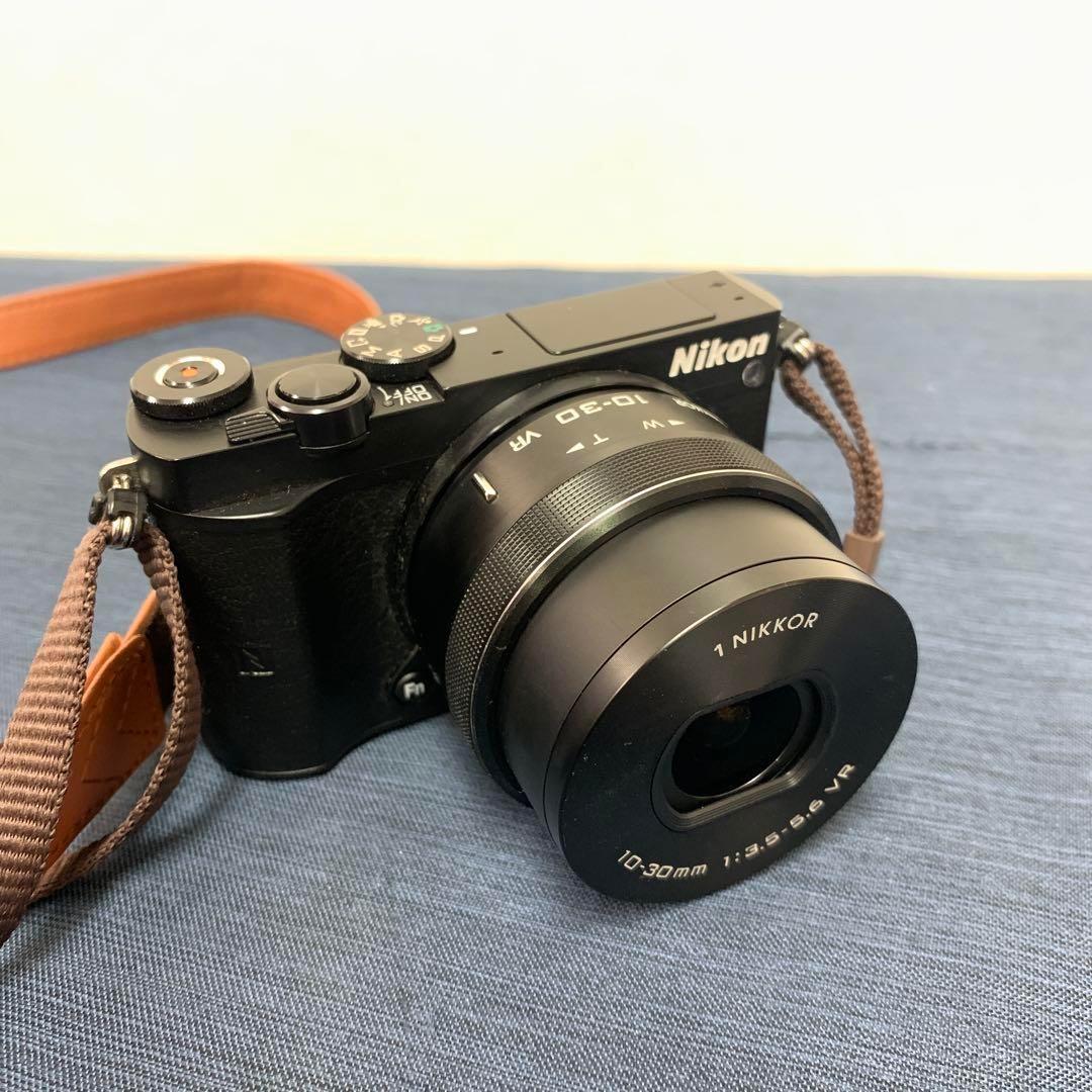 1.動作美品 Nikon 1J5 ミラーレス一眼レフカメラ ケース付き