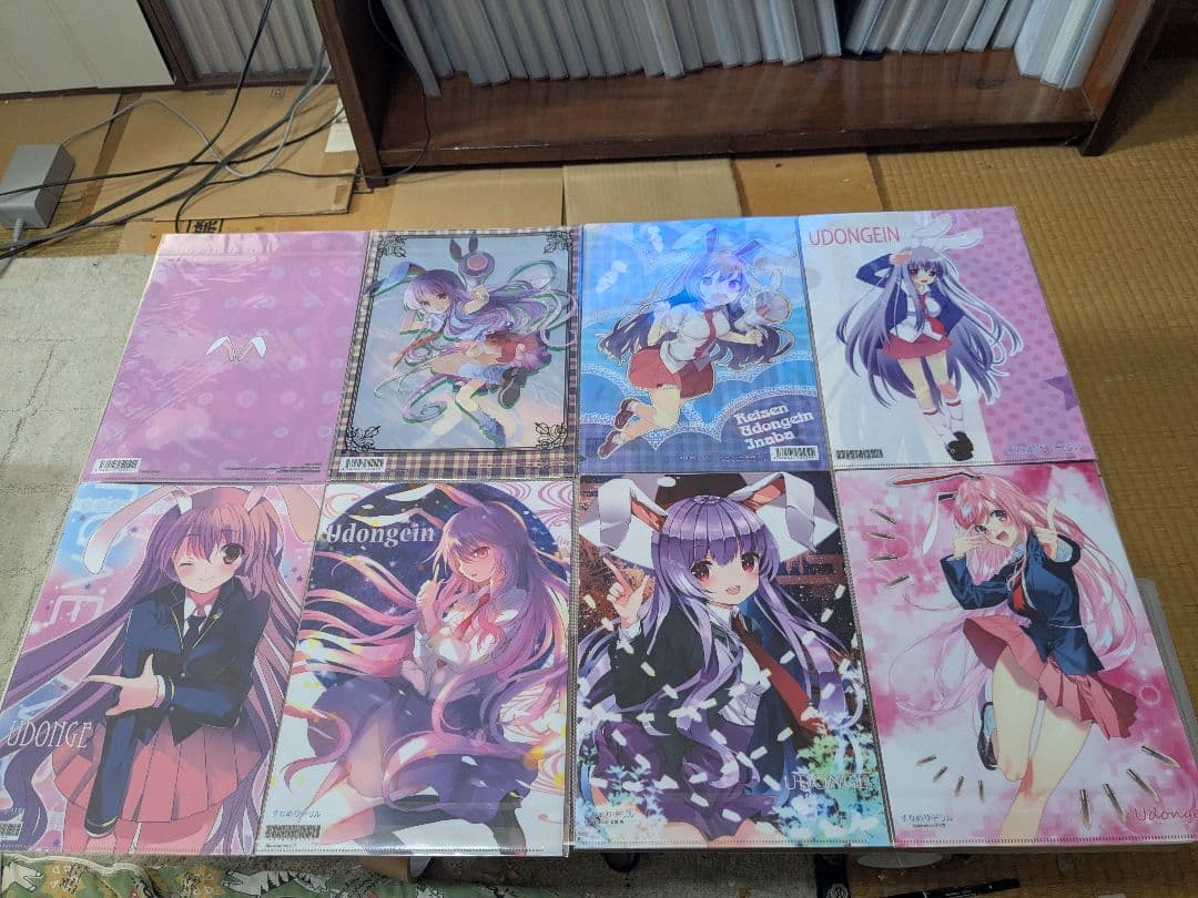 東方project　鈴仙・優曇華院・イナバ A4クリアファイル 14枚セット