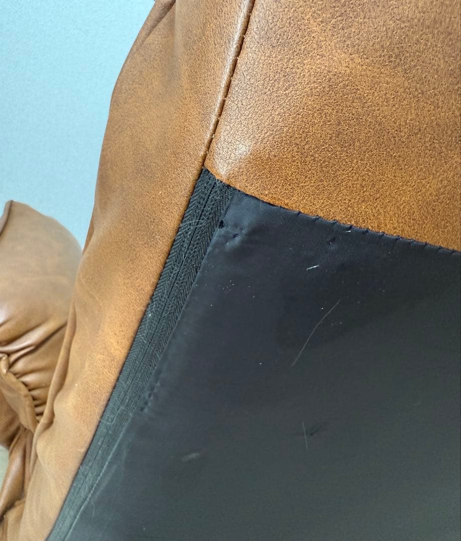 【中古特価】ALBA ブラウン 14段階 リクライニング 座椅子 360度回転