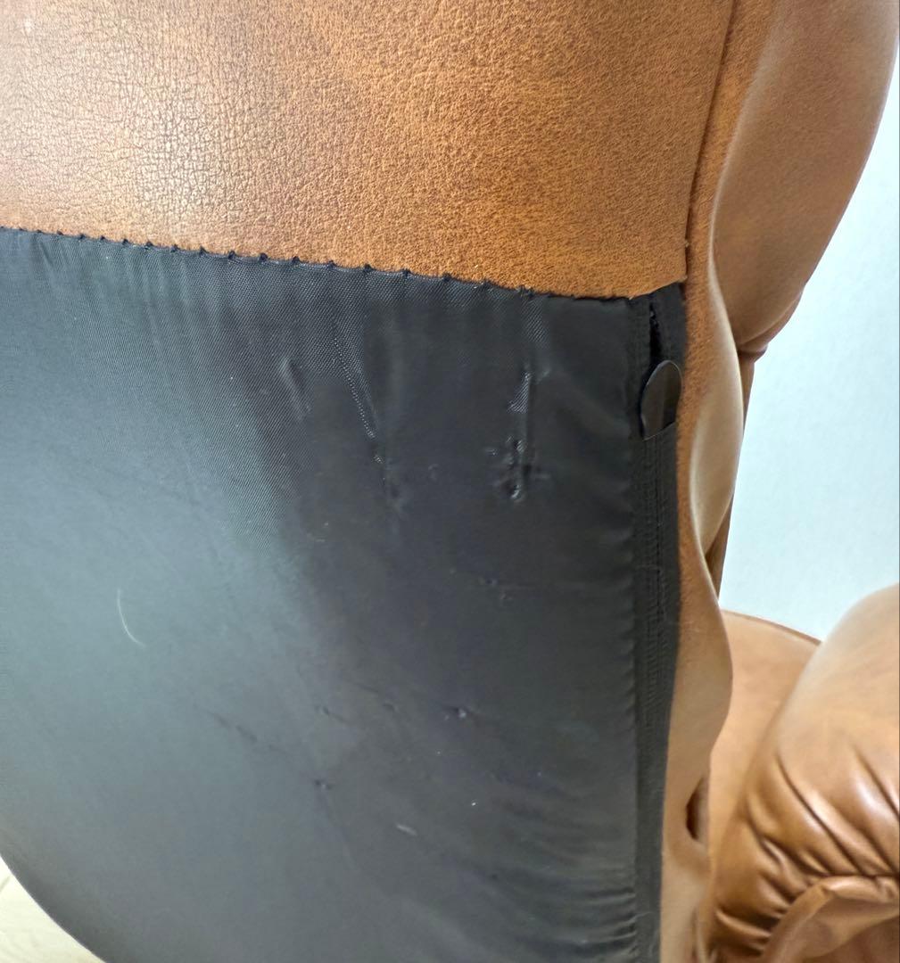 【中古特価】ALBA ブラウン 14段階 リクライニング 座椅子 360度回転