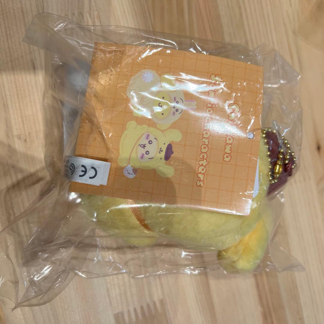 ちいかわ サンリオコラボ マスコットホルダー うさぎ×ポムポムプリン　新品未使用