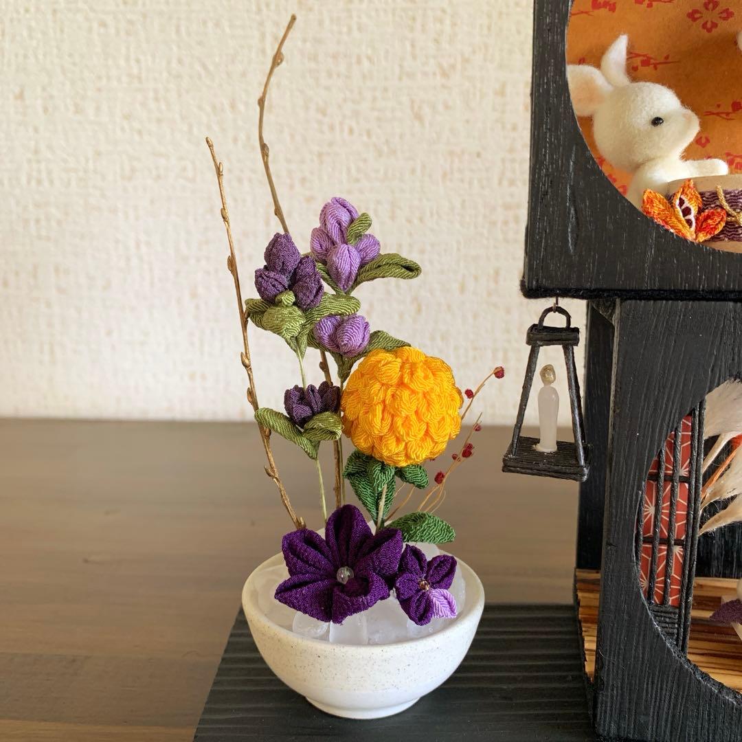 n*i様 羊毛フェルト　お月見飾り