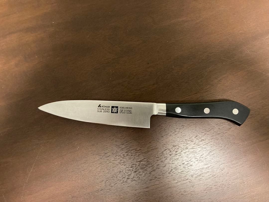 木屋 No.160 ペティナイフ 120mm エーデルワイスステンレス鋼