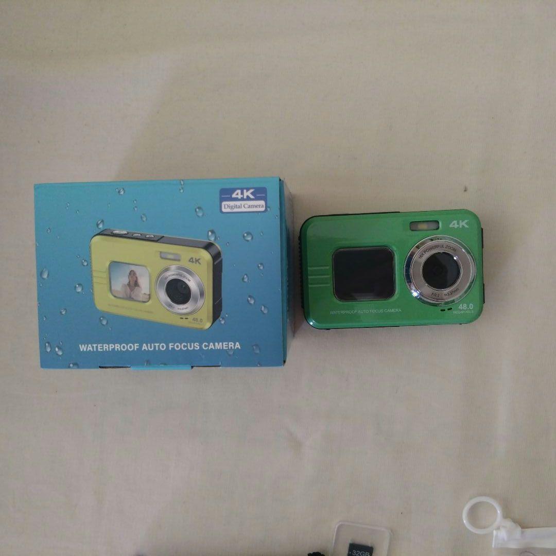 FEDICK 防水コンパクトデジタルカメラ 4K