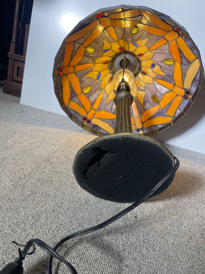 ティファニーランプ ステンドグラス ランプ ドラゴンフライ　トンボ柄