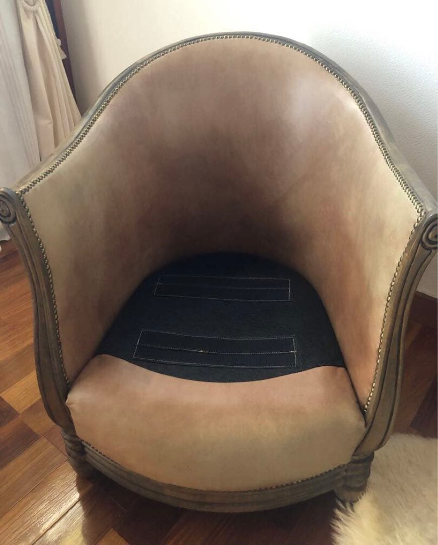 HALO 1人掛けソファー 天然皮革ベージュ系 TIMELESS COMFORT