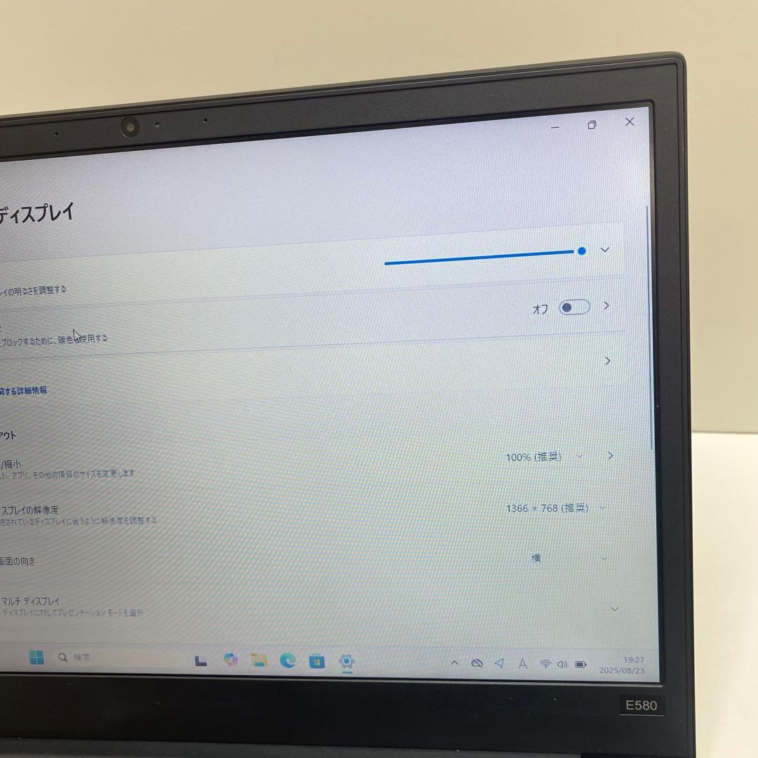 #153 レノボ ThinkPad E580 i5-8250U 8gb 256G