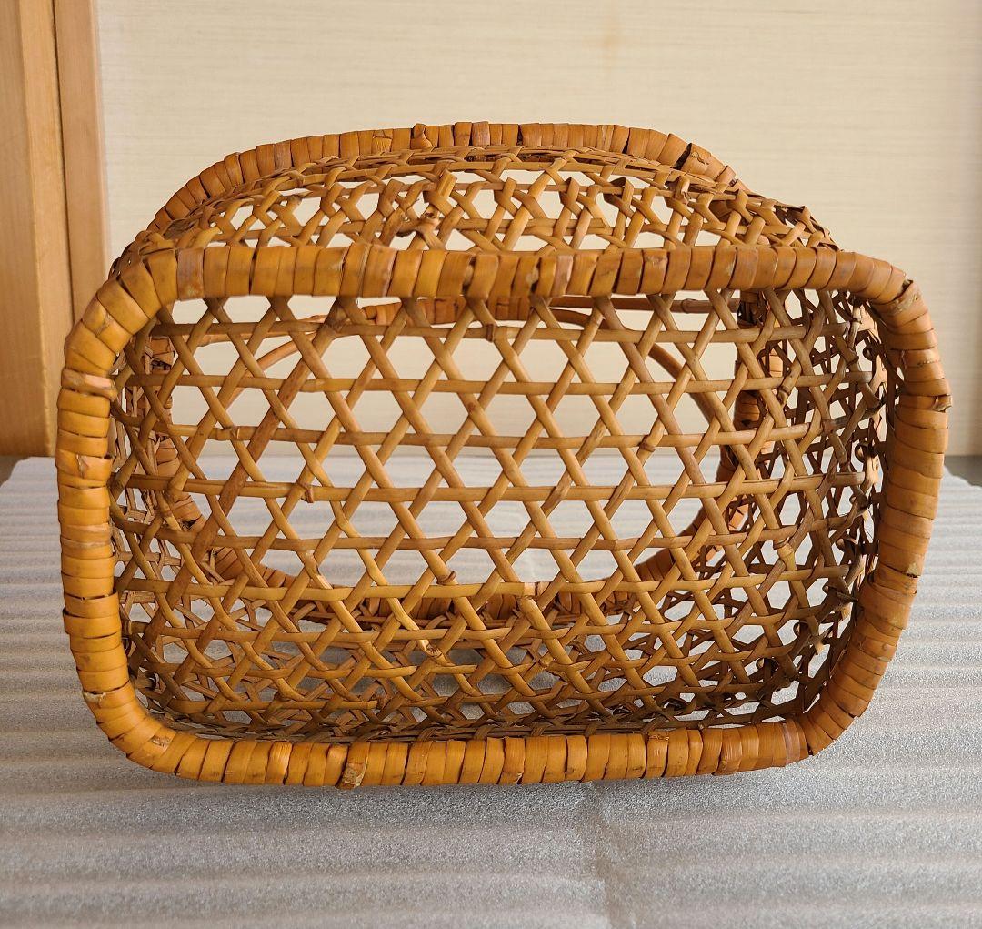 昭和レトロ　収穫かご　買い物かご　2点セット