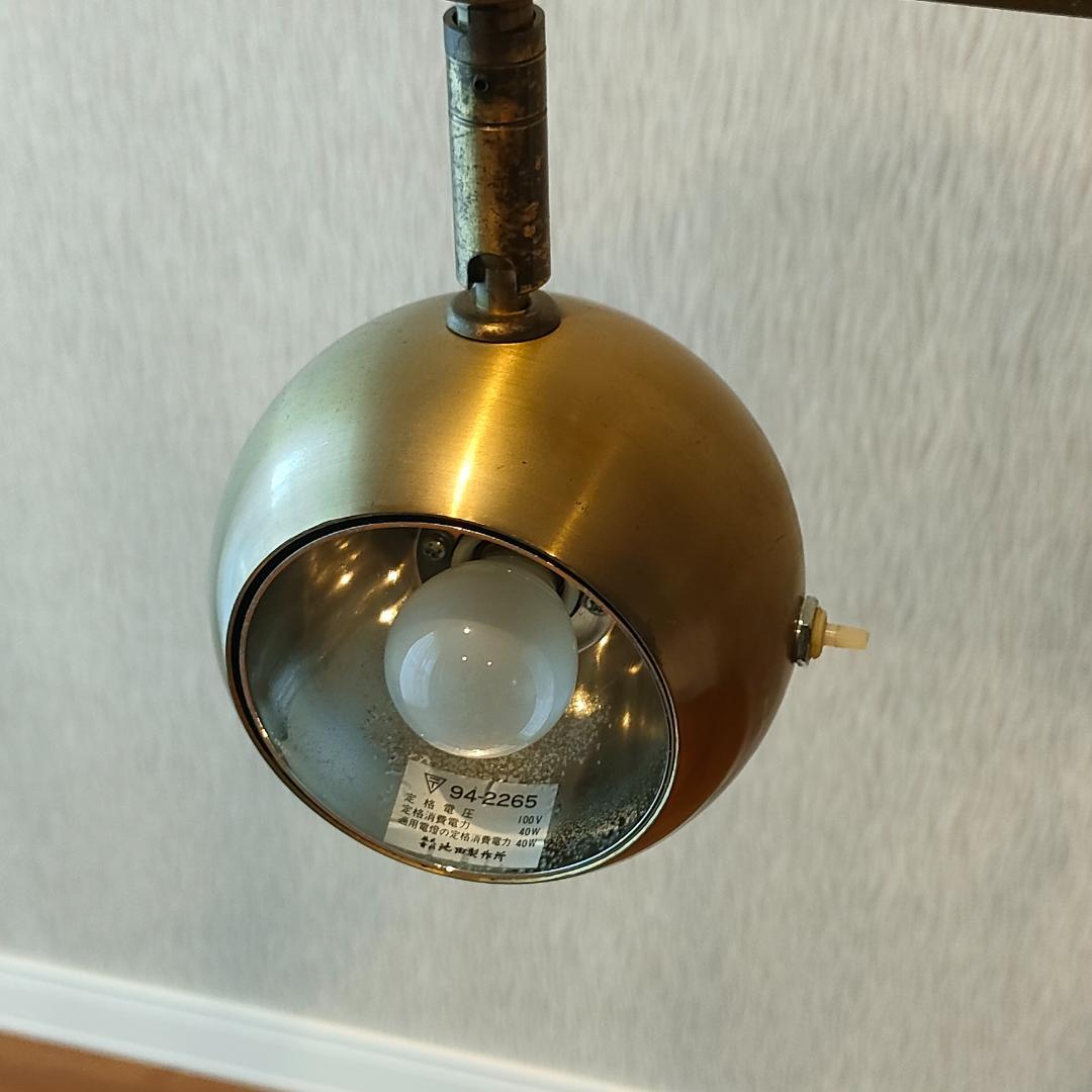 池田製作所　スタンドライト　ヴィンテージ　スウィングアーム　2灯