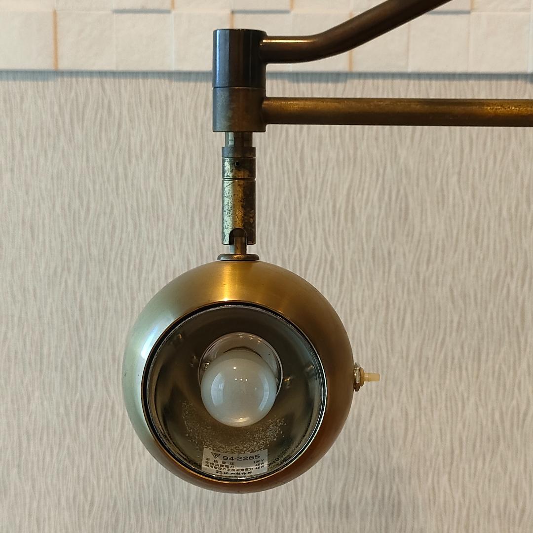 池田製作所　スタンドライト　ヴィンテージ　スウィングアーム　2灯