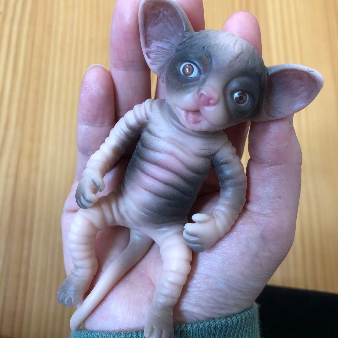 お値下げ中！セール中！リボーンドール フルシリコン リアルな猫