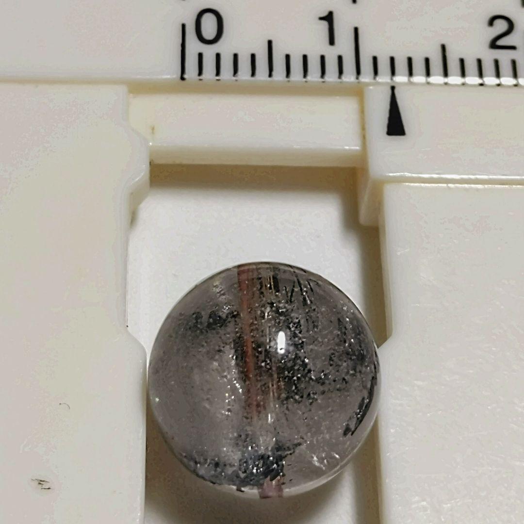 ★リッチスティブナイトinクォーツ 12ミリ珠 ビーズE(SA+)