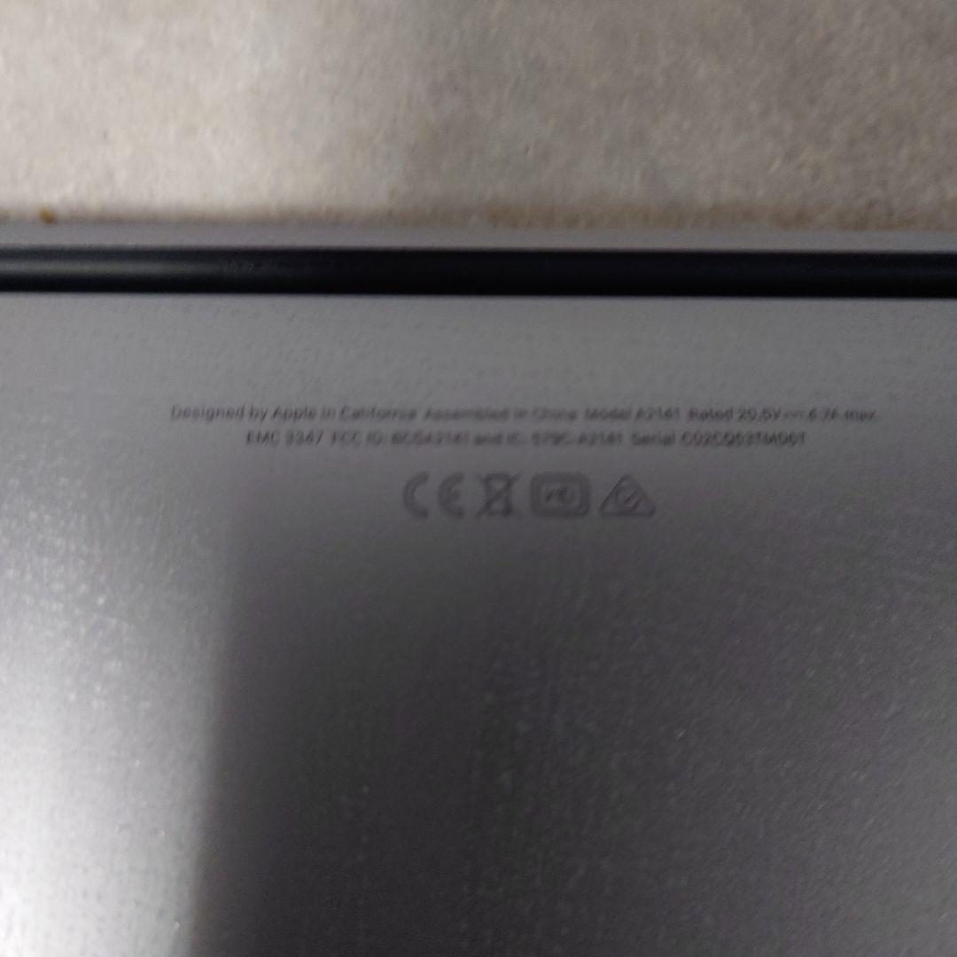 Macbookpro2019 カスタムモデル16inch i9/16G/1TB