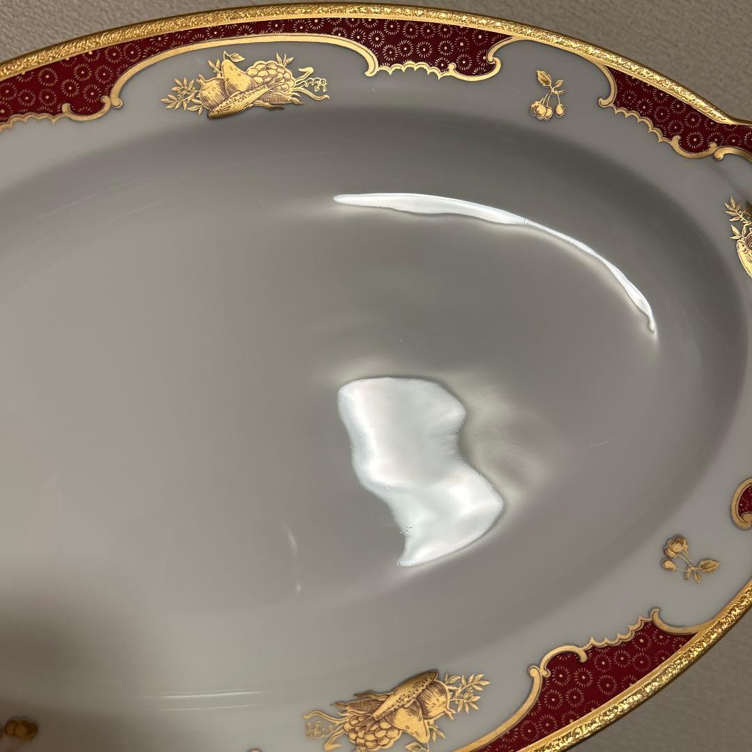 大倉陶園　リミテッドエディション　1989 オーバルプレート　ディナープレート