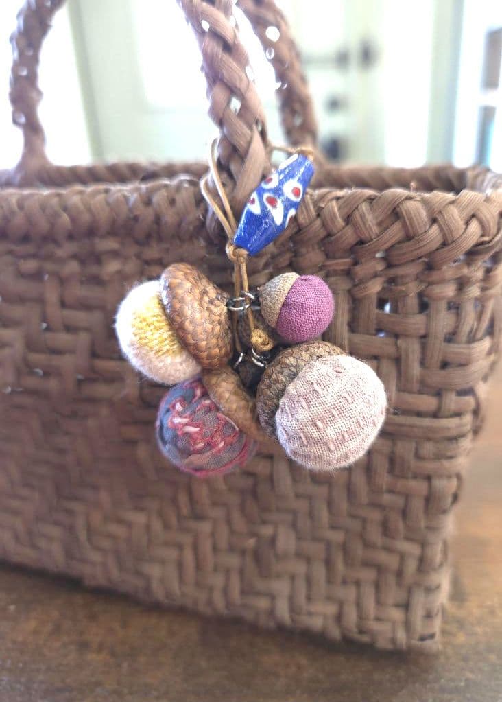 国産山葡萄　ハンドメイド籠バック　小さいけど更に小さい方