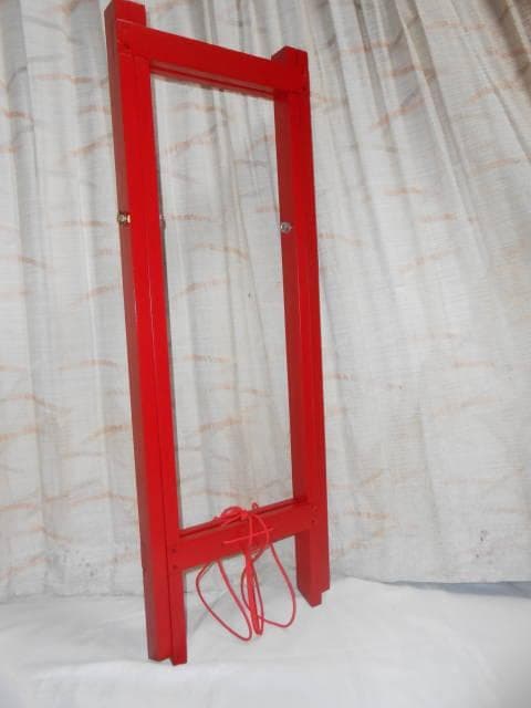 新品未使用(送料無料)20.000円　大太鼓用可動式赤い和太鼓スタンド