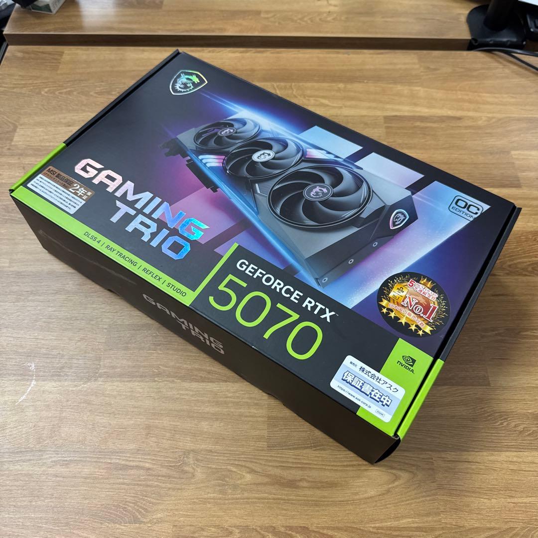 美品 MSI GeForce RTX5070 12G GAMING