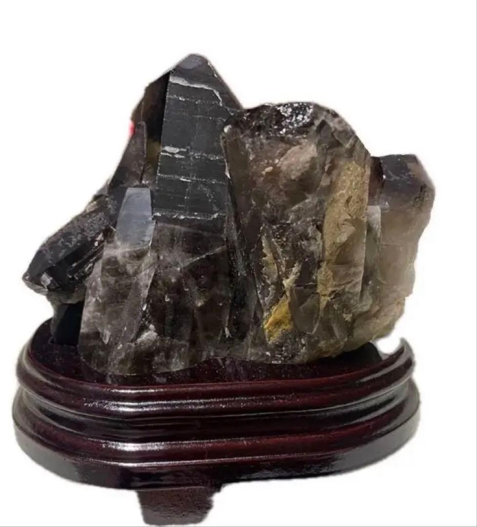 迫力　特大モリオンクラスター1960g約15cm×約13cm約9.5cm