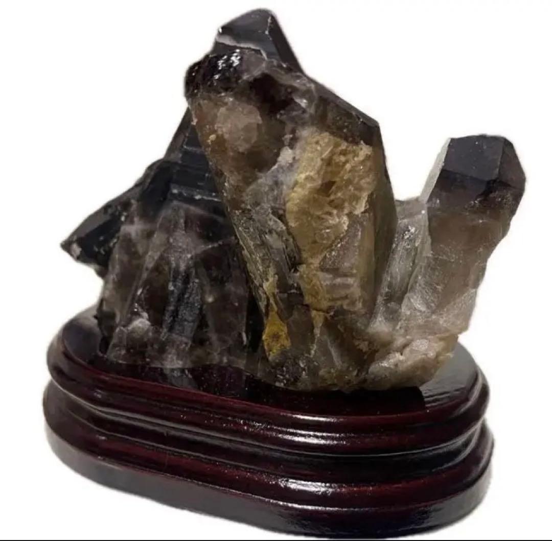 迫力　特大モリオンクラスター1960g約15cm×約13cm約9.5cm