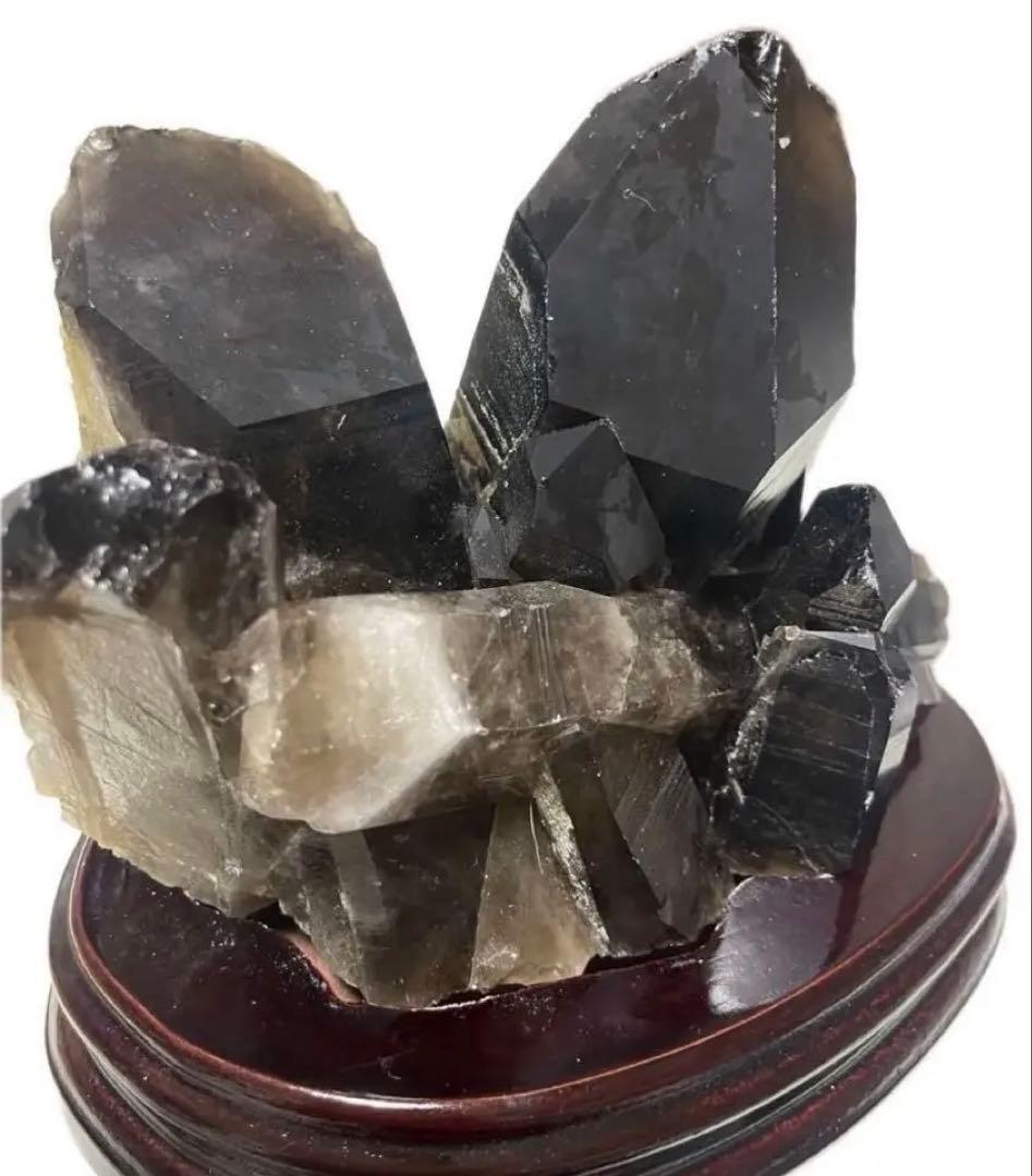 迫力　特大モリオンクラスター1960g約15cm×約13cm約9.5cm