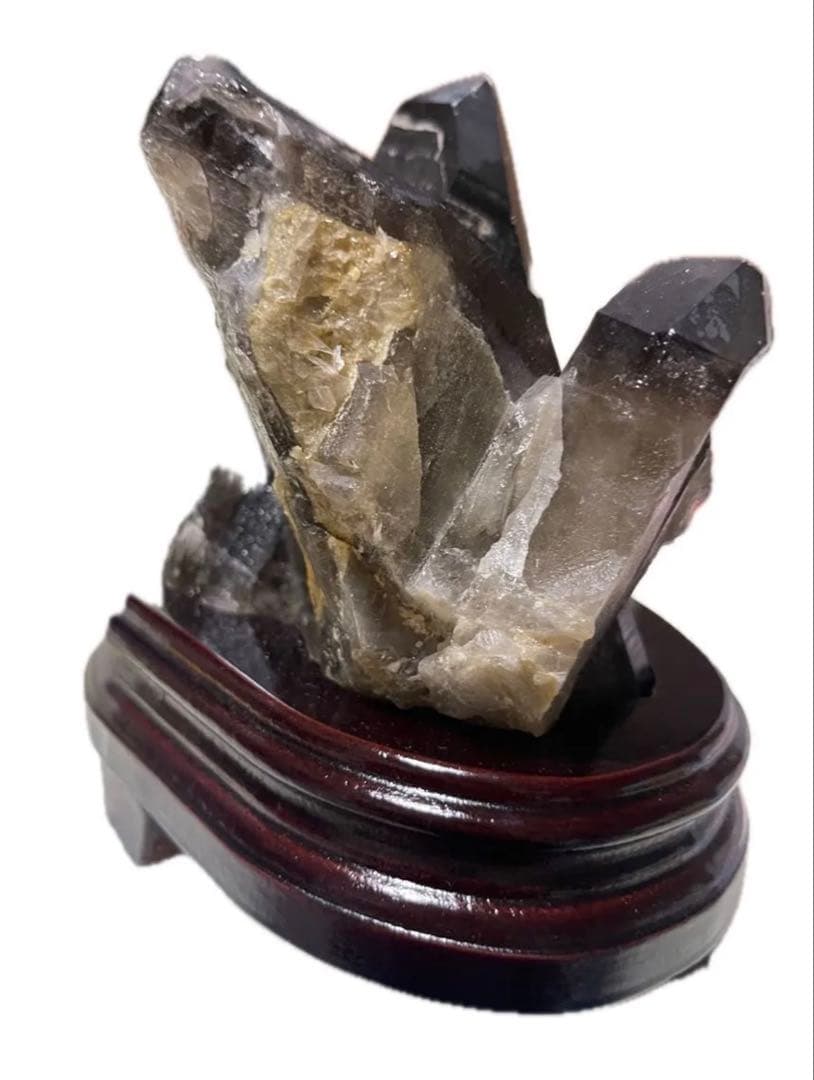 迫力　特大モリオンクラスター1960g約15cm×約13cm約9.5cm