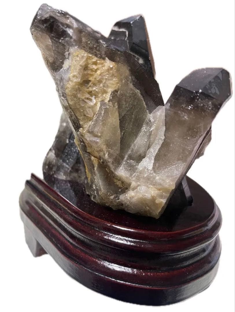 迫力　特大モリオンクラスター1960g約15cm×約13cm約9.5cm