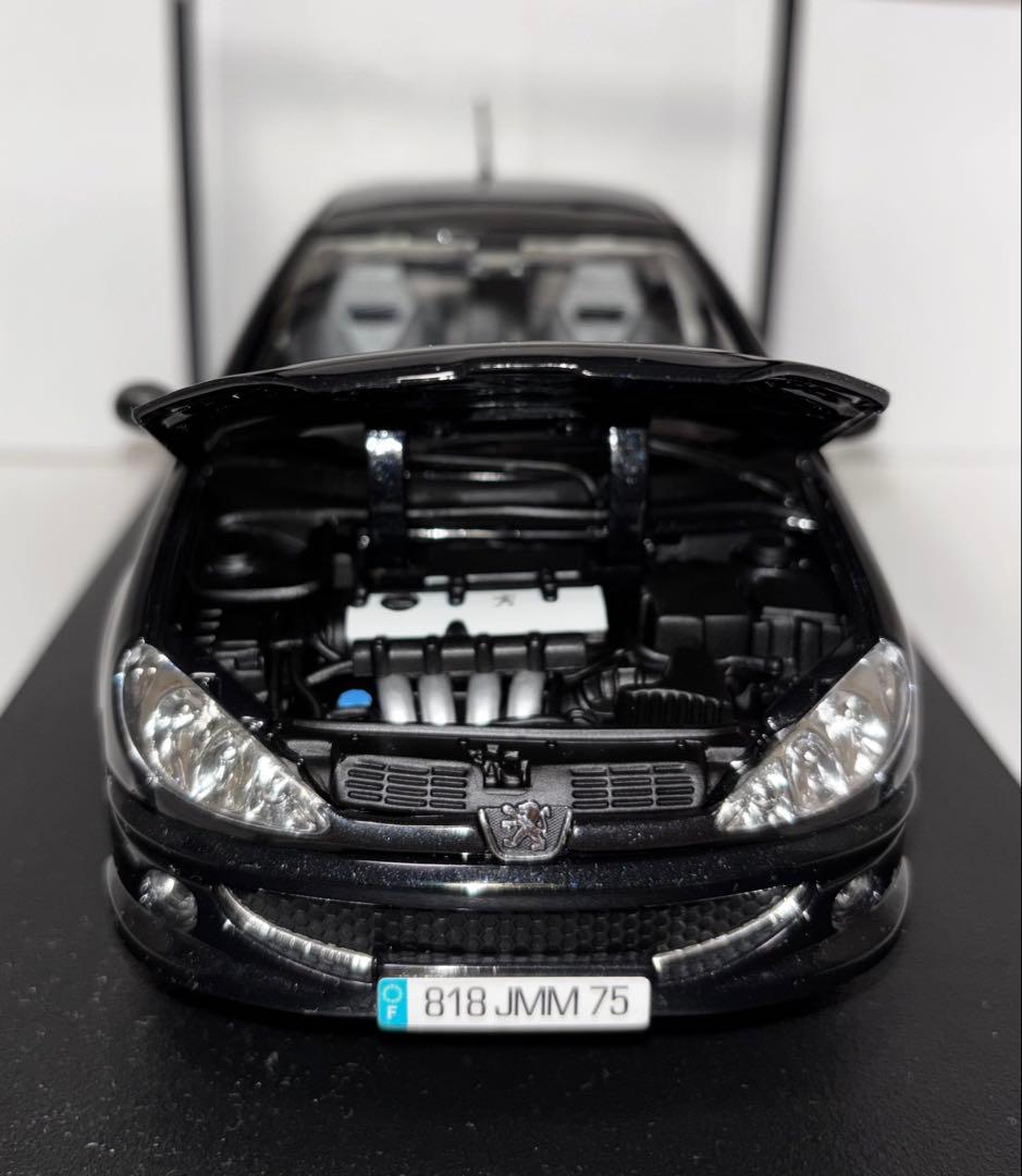 至高 1/18 ノレブ プジョー 206 RC 黒 絶版 16年物ワンオーナ箱有