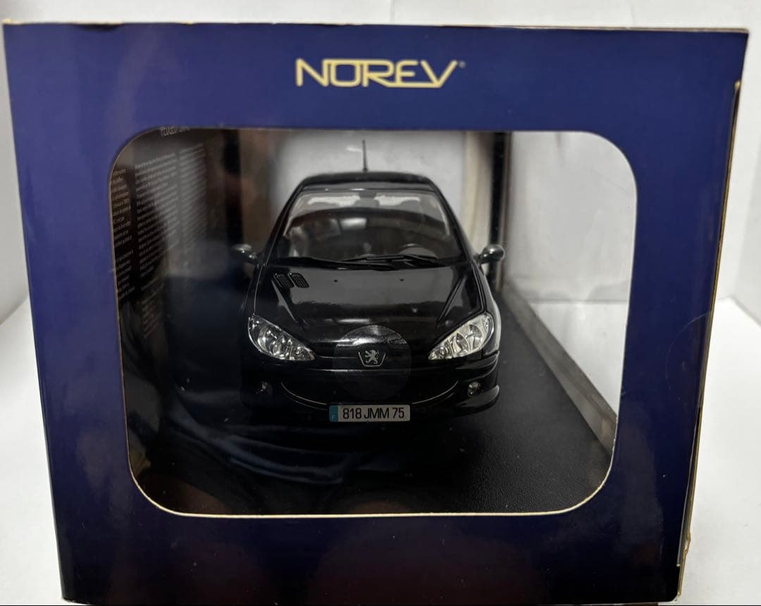 至高 1/18 ノレブ プジョー 206 RC 黒 絶版 16年物ワンオーナ箱有