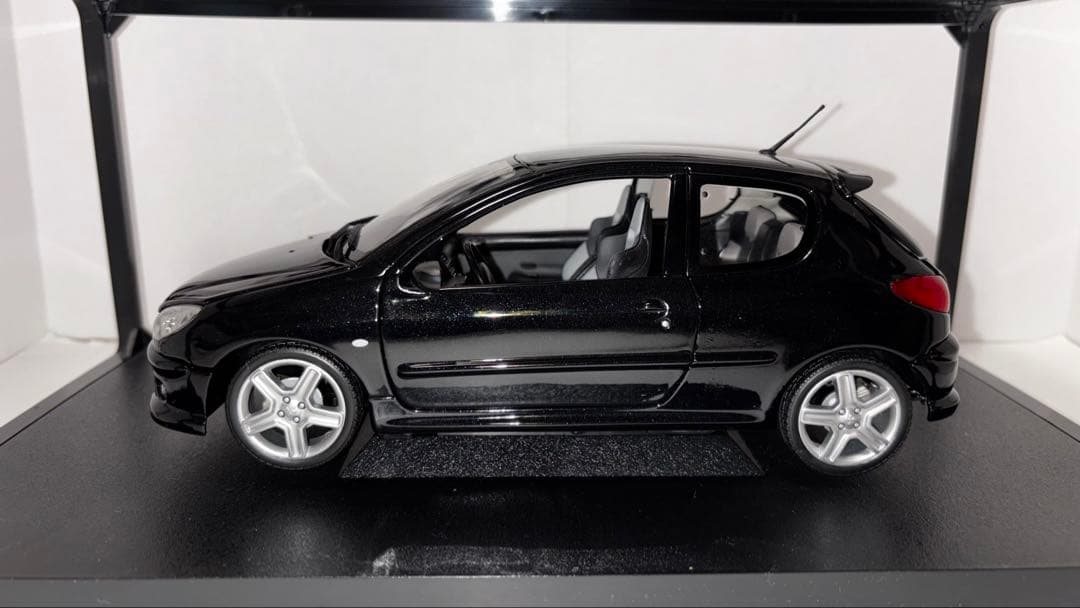 至高 1/18 ノレブ プジョー 206 RC 黒 絶版 16年物ワンオーナ箱有