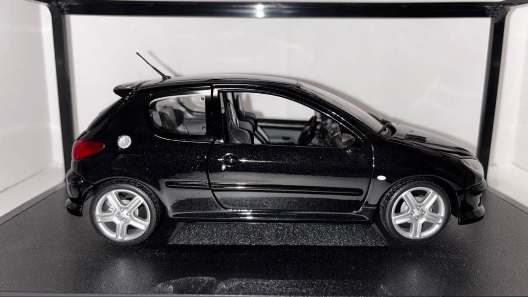 至高 1/18 ノレブ プジョー 206 RC 黒 絶版 16年物ワンオーナ箱有