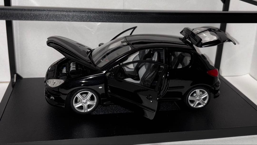 至高 1/18 ノレブ プジョー 206 RC 黒 絶版 16年物ワンオーナ箱有