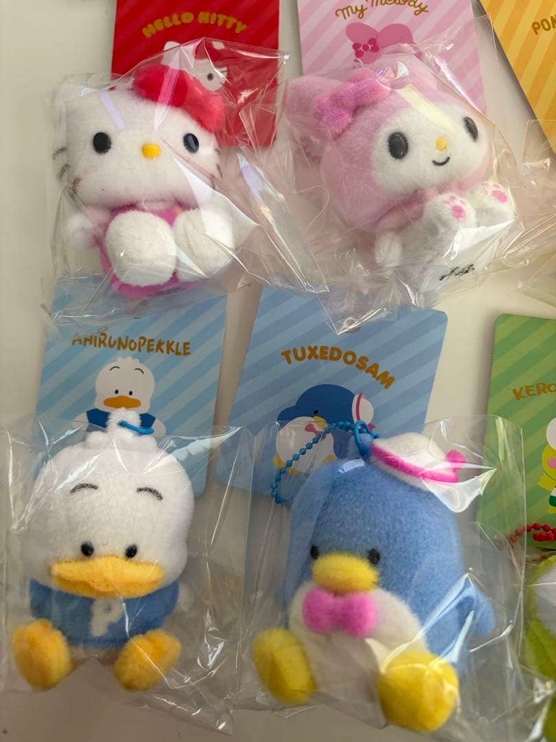 【7個セット】サンリオ スタンダード フロッキー マスコット キーホルダー