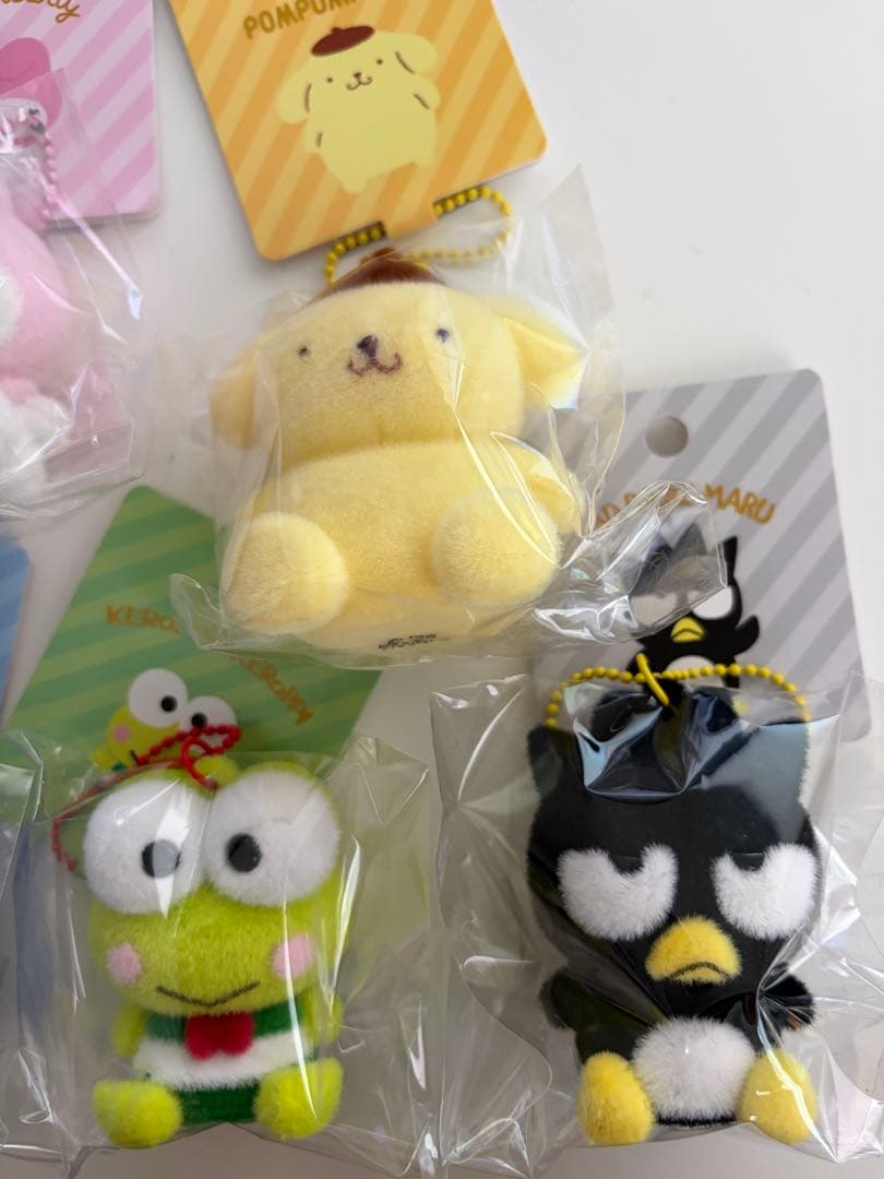 【7個セット】サンリオ スタンダード フロッキー マスコット キーホルダー