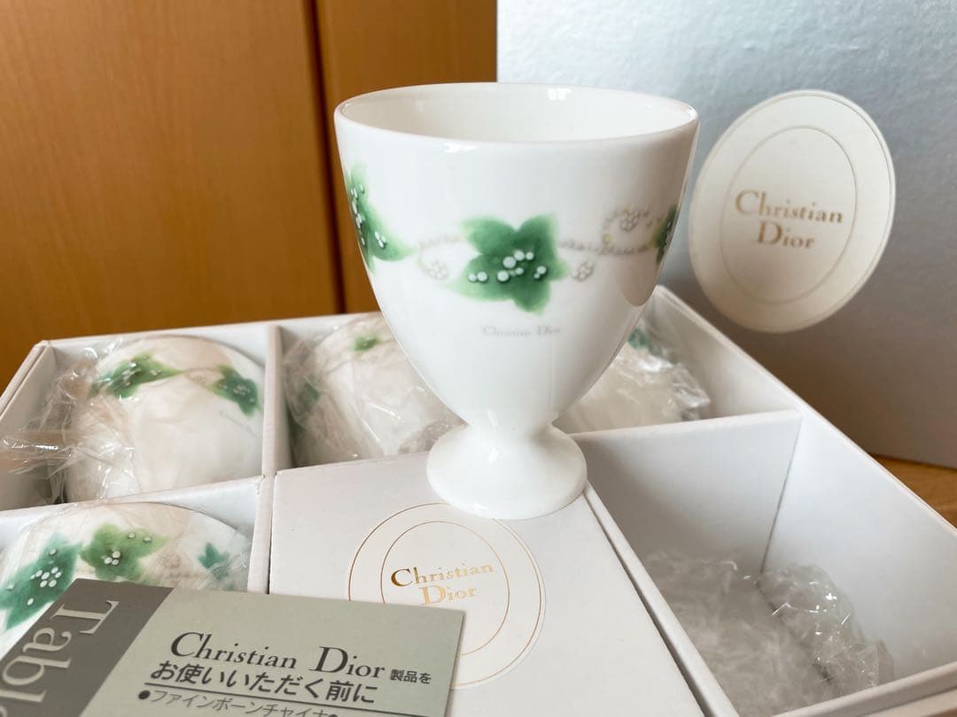 Dior クリスチャンディオール ゴブレット グラス 5客
