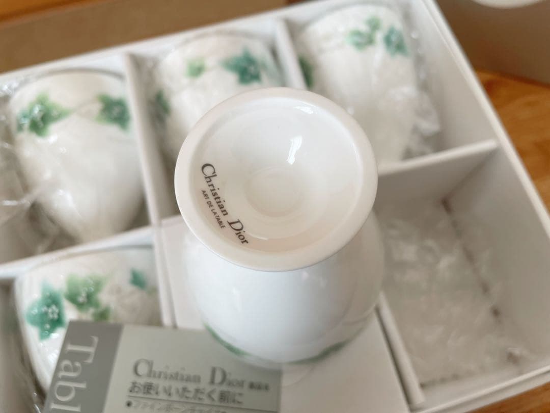 Dior クリスチャンディオール ゴブレット グラス 5客