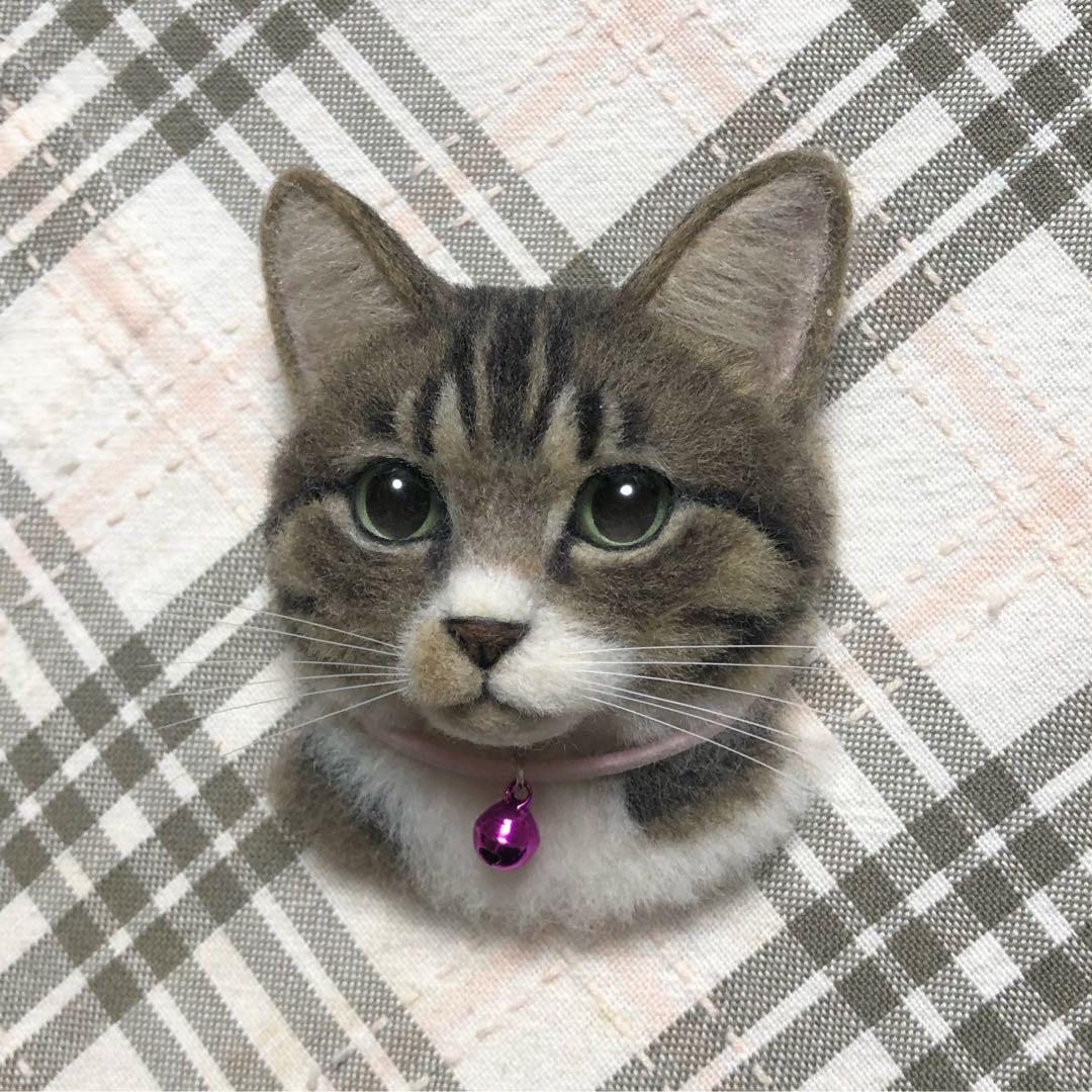 羊毛フェルト 猫 ハンドメイド みぃのみぃ