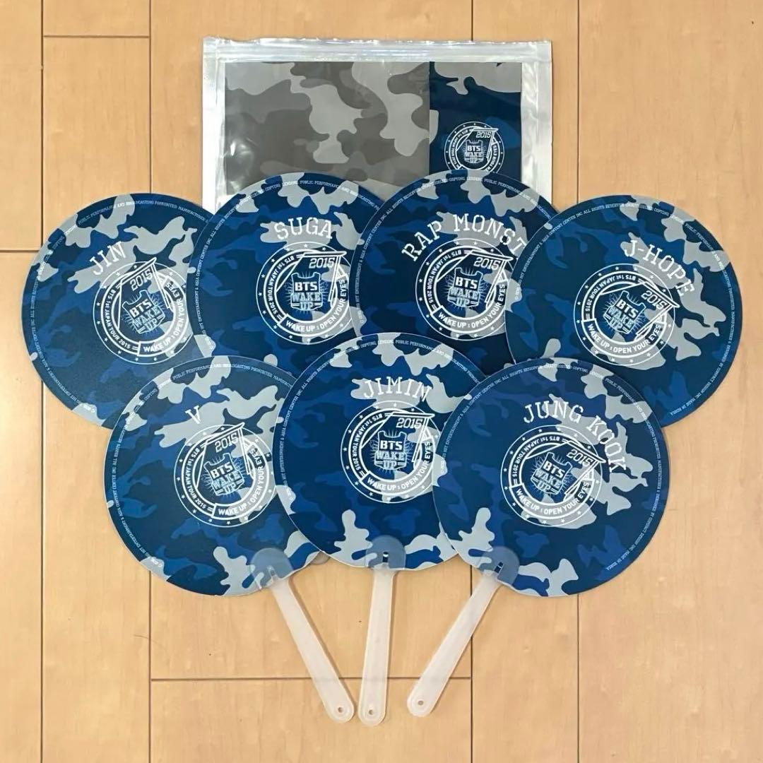 BTS 1st JAPAN TOUR WAKE UP うちわ 団扇セット 公式