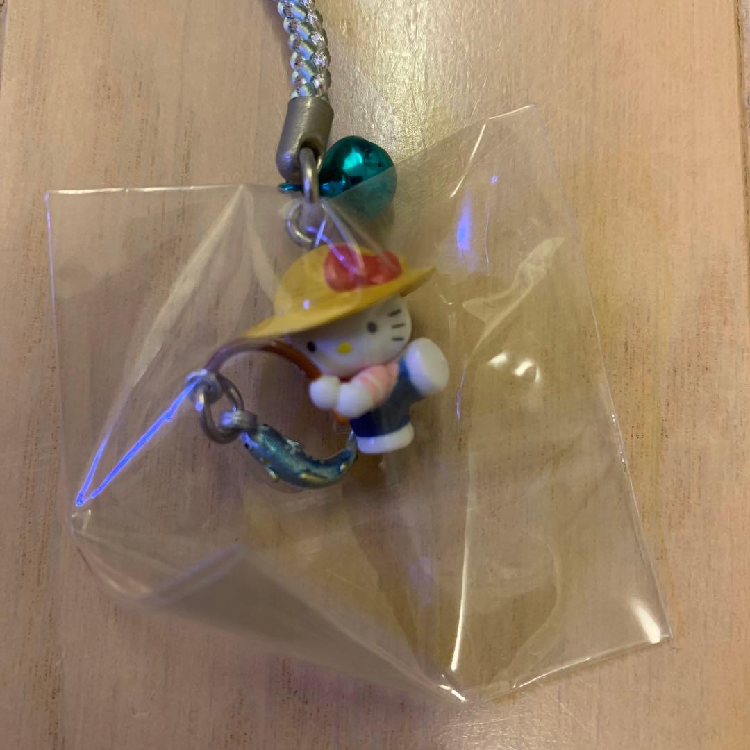 【レア】ご当地キティ　釣り　ハローキティ　根付