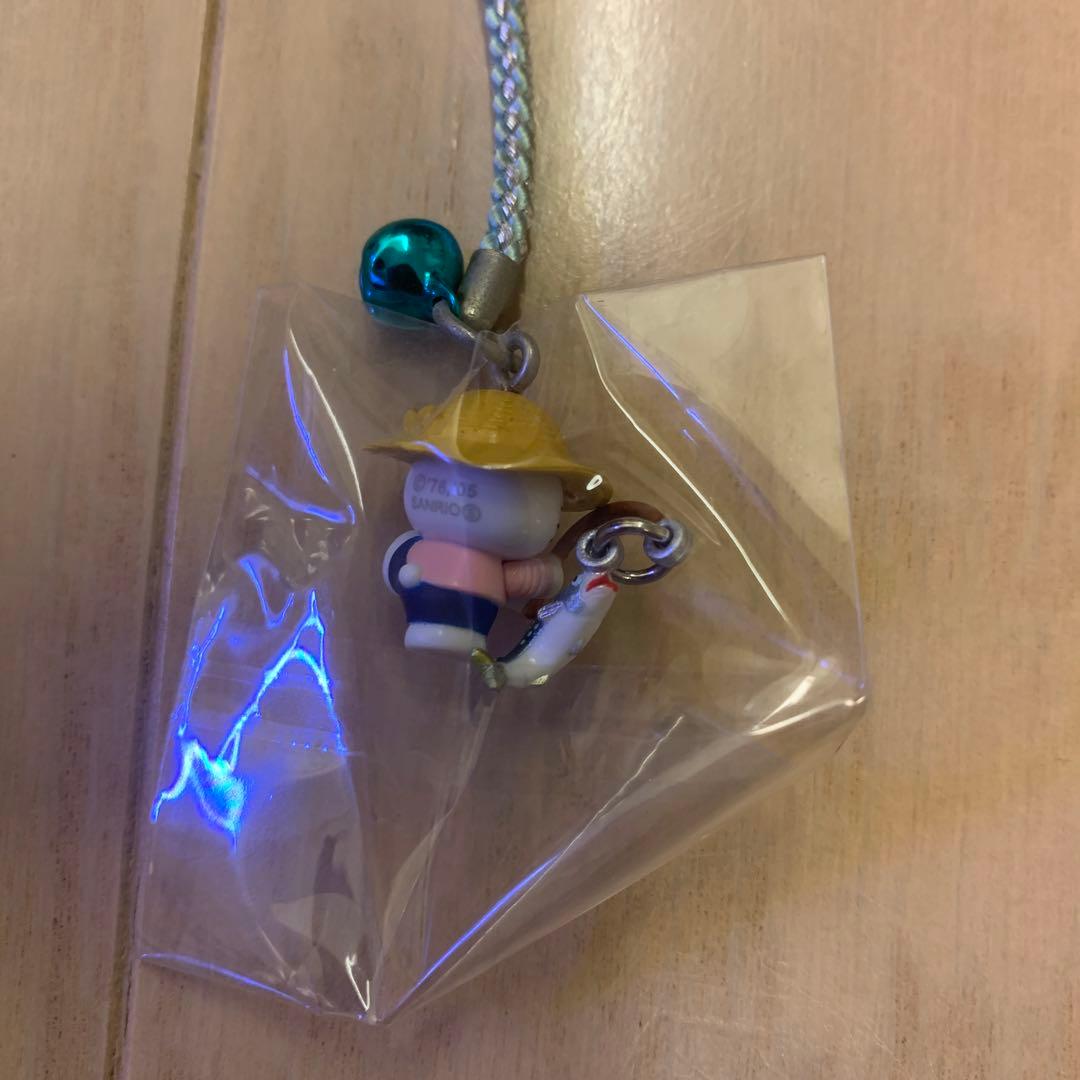 【レア】ご当地キティ　釣り　ハローキティ　根付