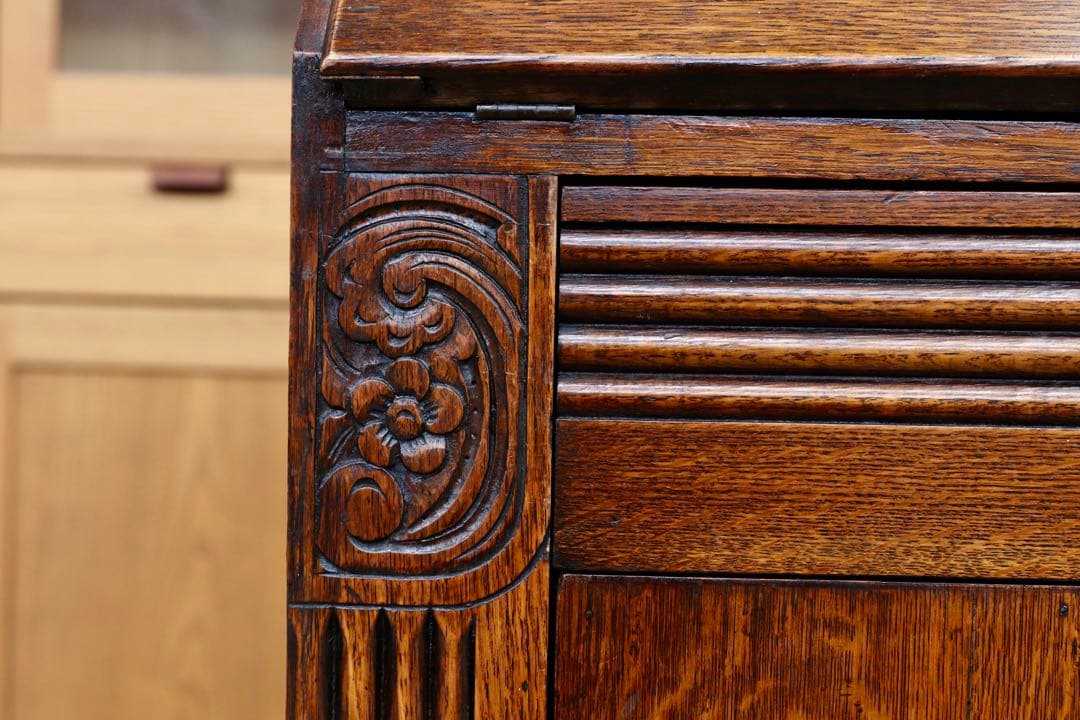 GMIK154○英国 イギリス アンティーク ライティングビューロー デスク