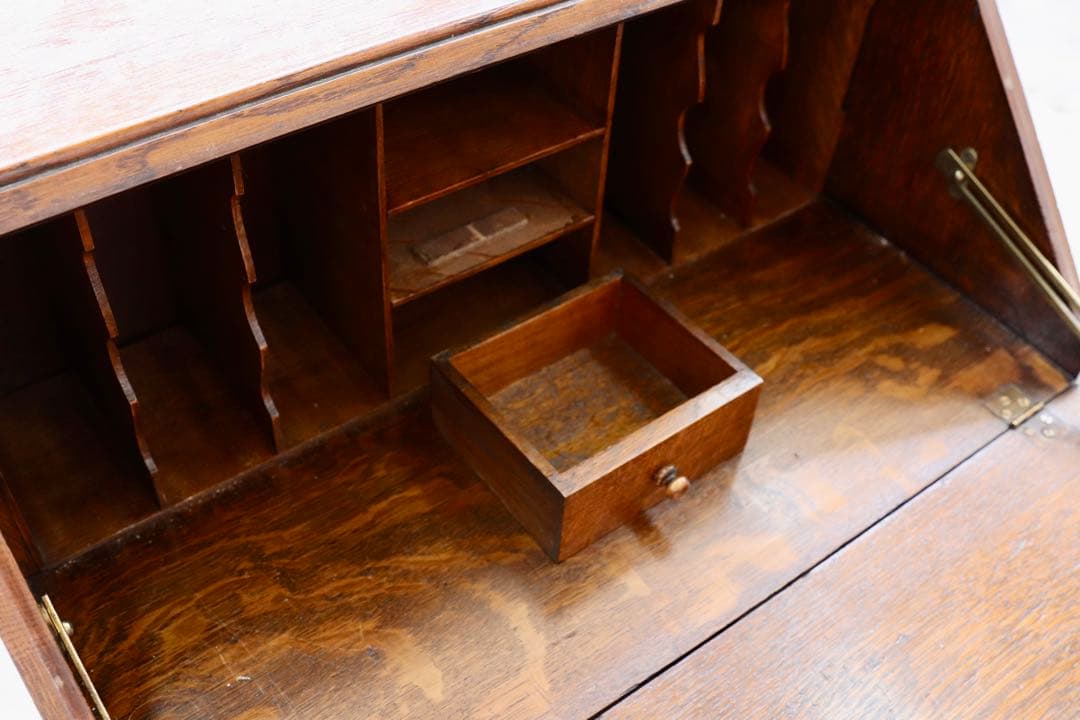 GMIK154○英国 イギリス アンティーク ライティングビューロー デスク