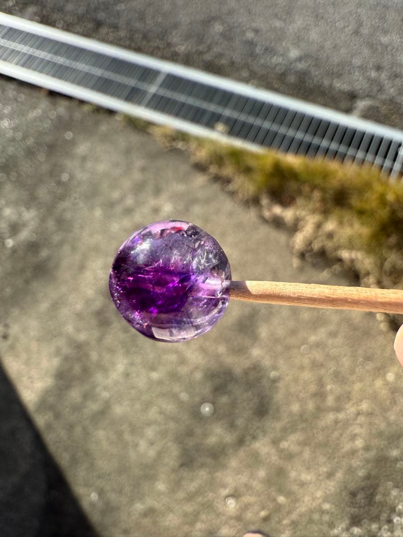 天然石 高品質スーパーセブン 丸玉 5粒セット